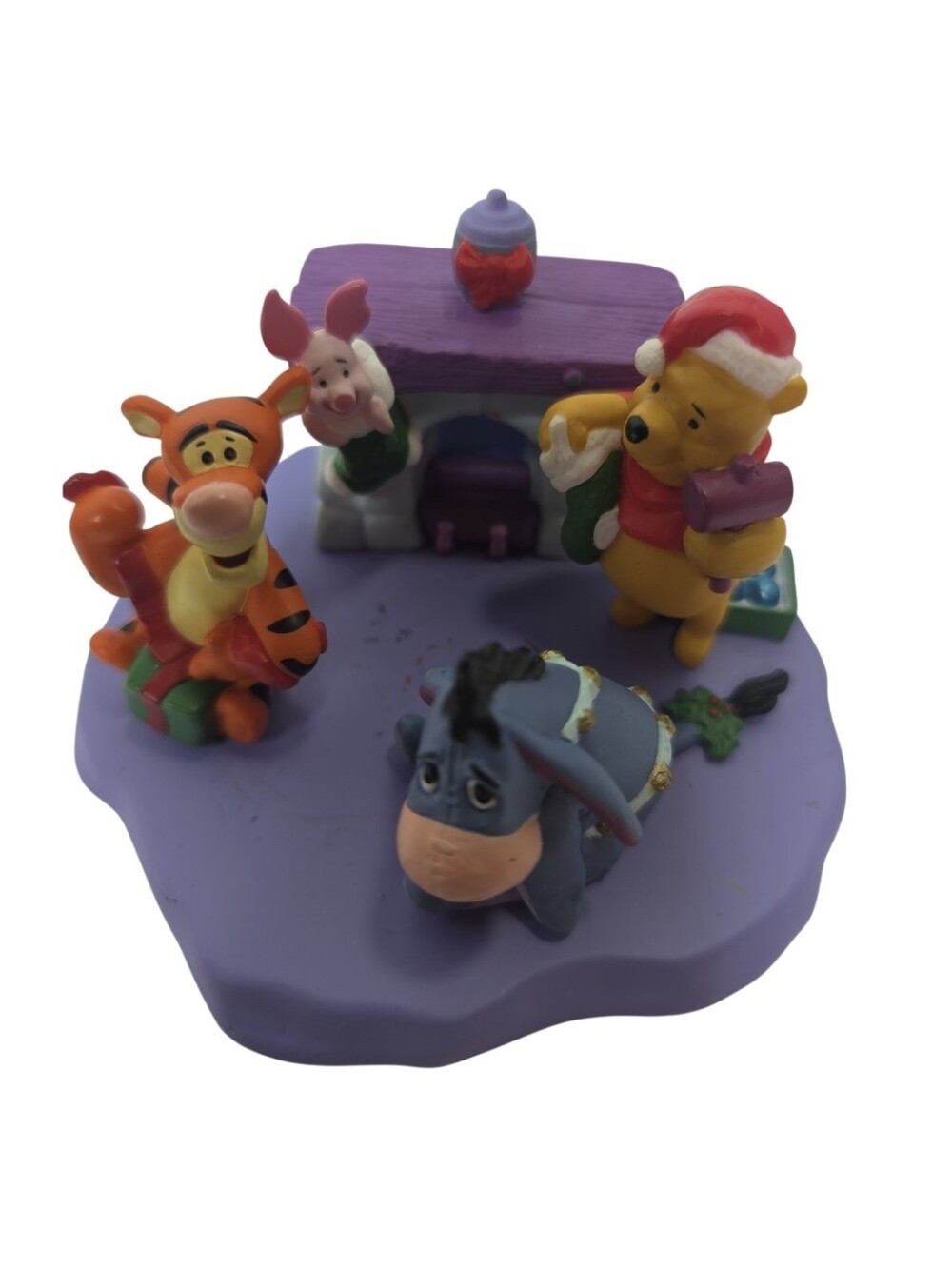 Hallmark Merry Miniatures Christmas At Pooh's House 4 Character Figurines
